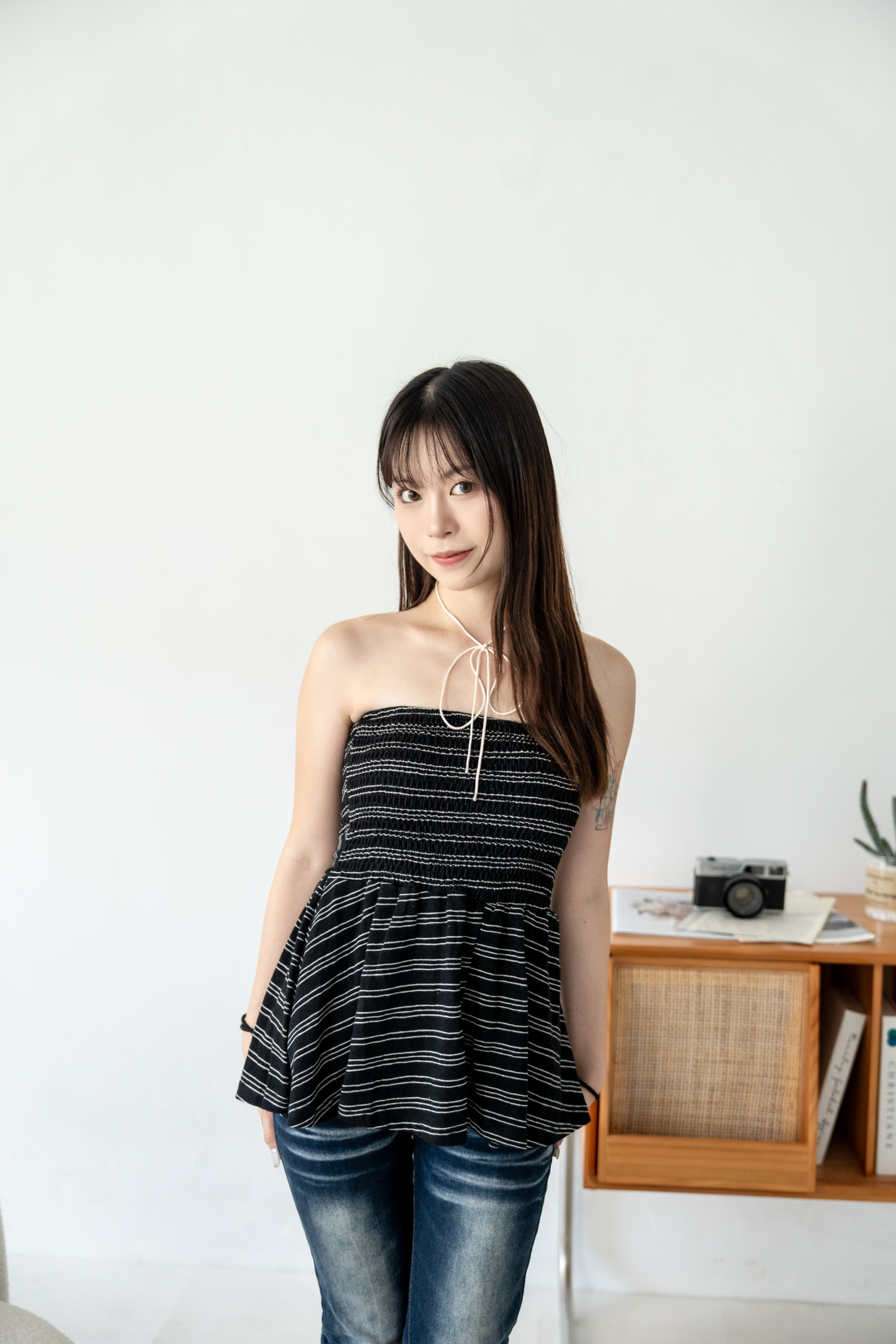 ⋆꙳•平口蝴蝶結上衣*¨𝜗𝜚