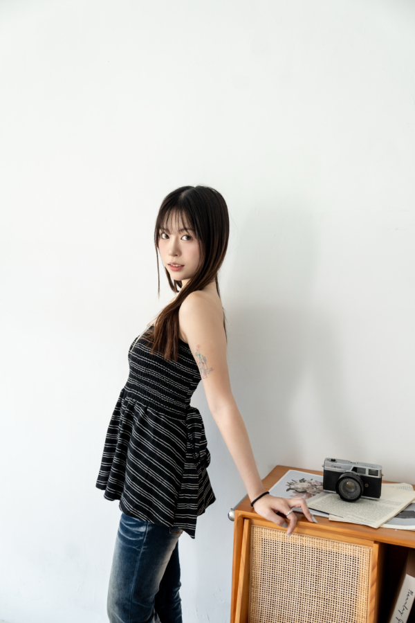 ⋆꙳•平口蝴蝶結上衣*¨𝜗𝜚