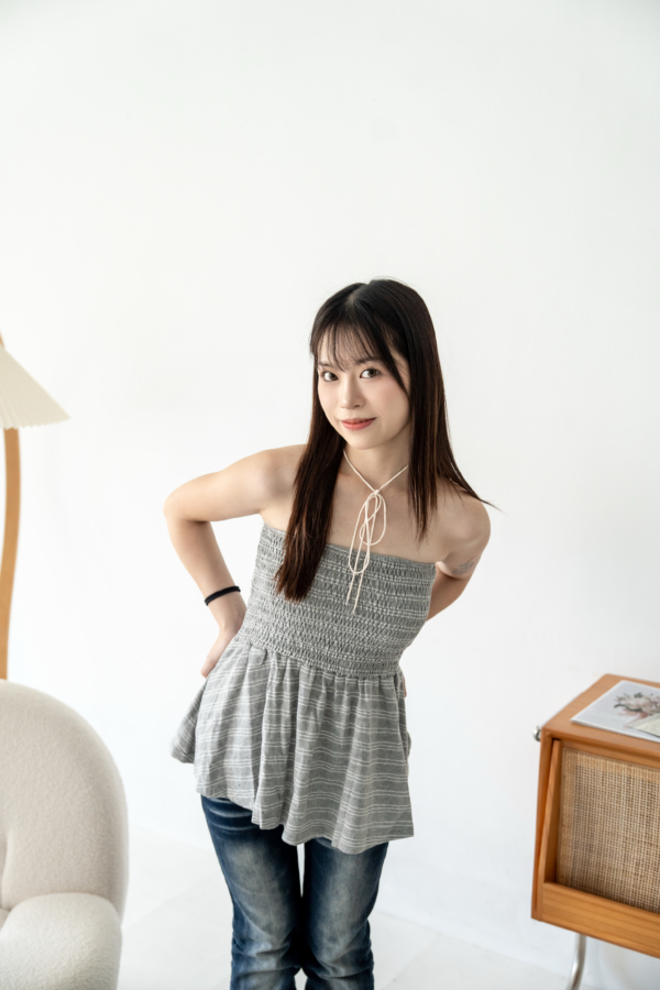 ⋆꙳•平口蝴蝶結上衣*¨𝜗𝜚