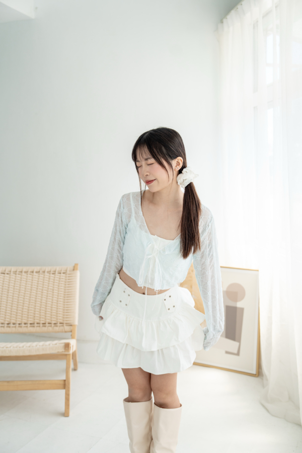 𓂃꙳⋆蕾絲罩衫ˊ˗