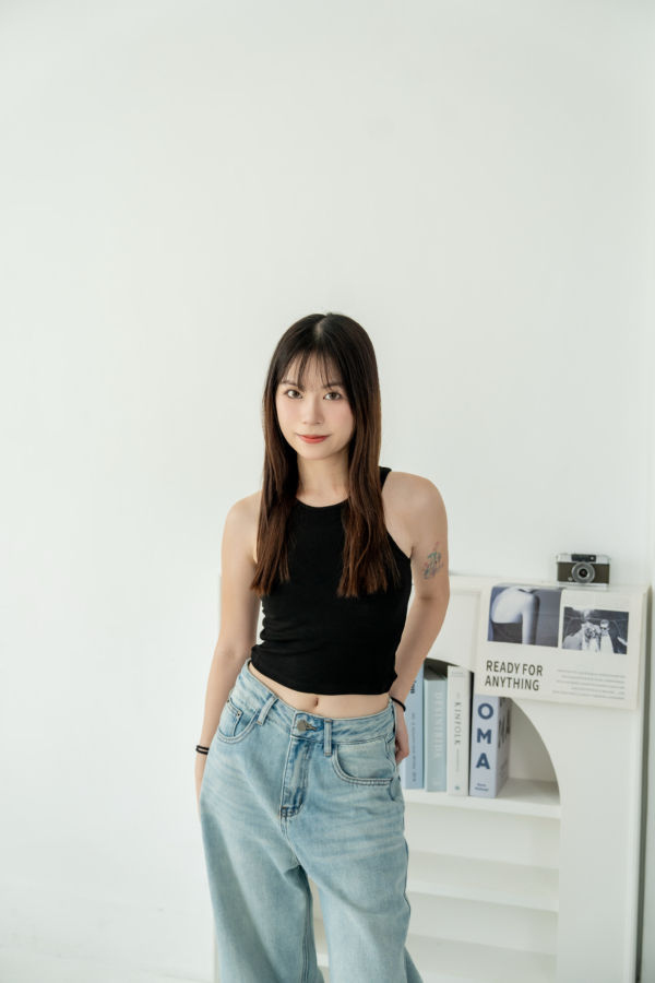 ♡̴⟡.˚直角肩小背心˖٭*