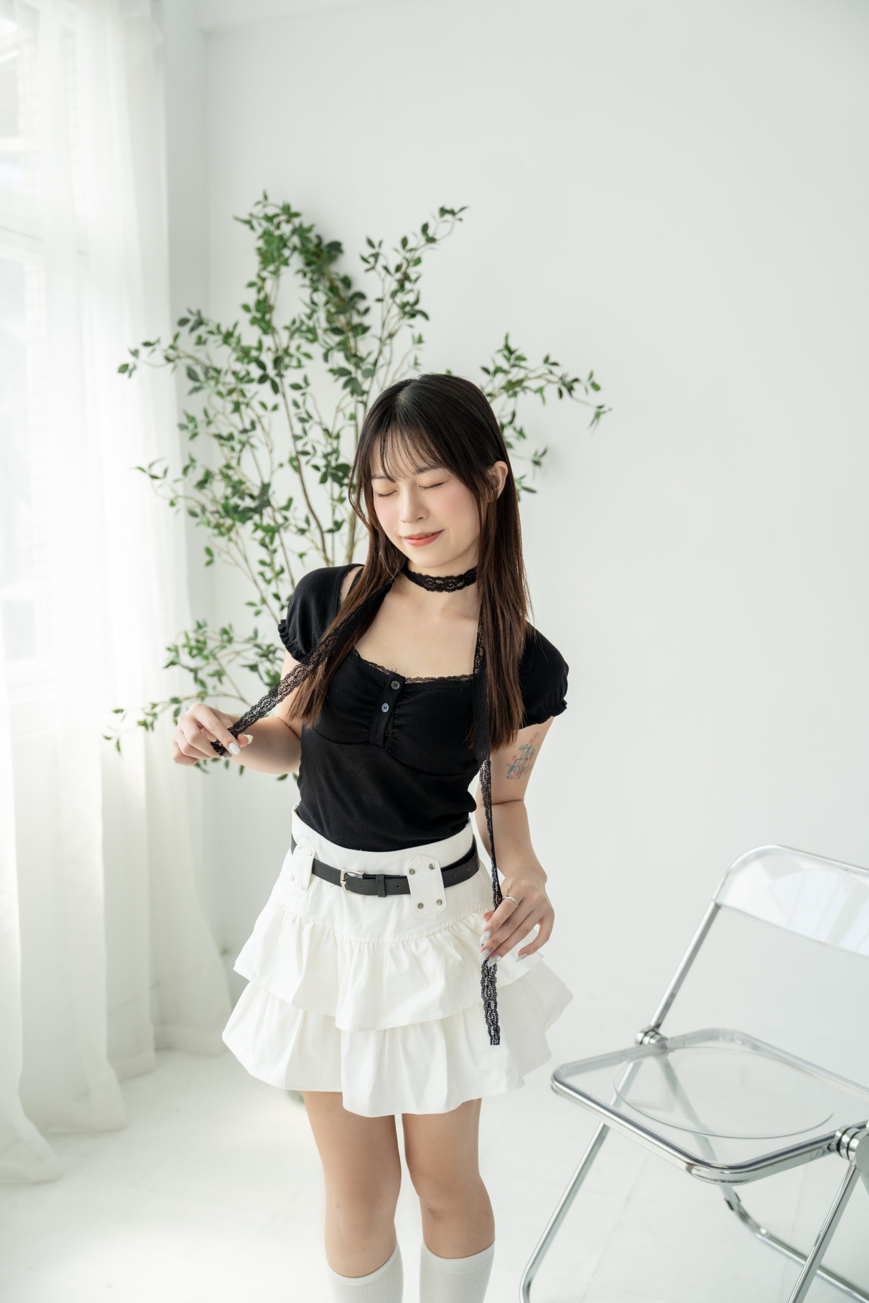 . ݁₊ 蕾絲𝐕領✩⡱